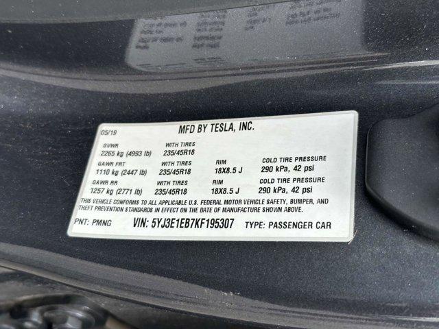 used 2019 Tesla Model 3 car, priced at $17,400