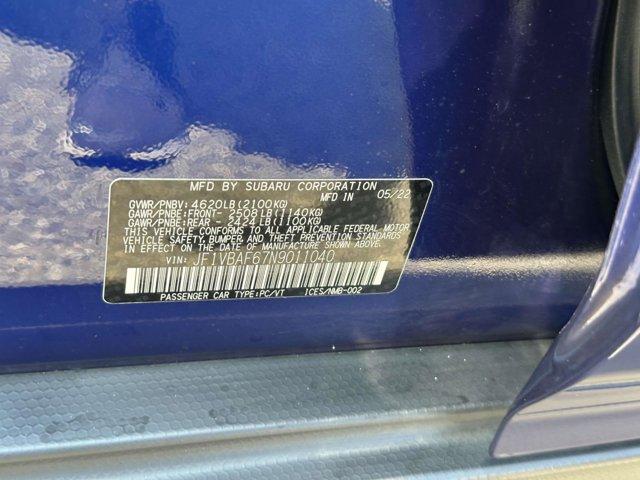 used 2022 Subaru WRX car, priced at $23,690