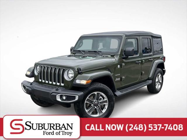 used 2022 Jeep Wrangler Unlimited car, priced at $34,995