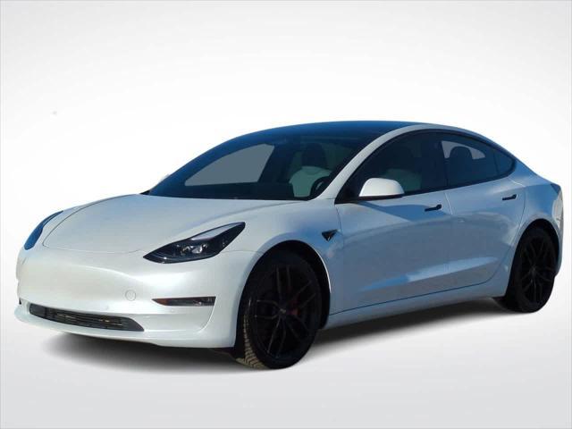 used 2022 Tesla Model 3 car, priced at $29,495