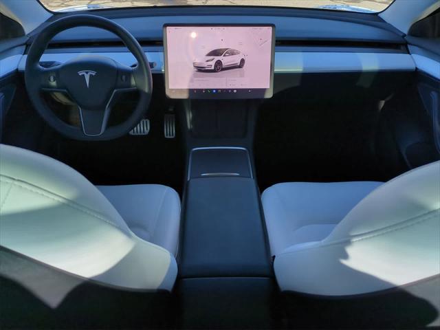 used 2022 Tesla Model 3 car, priced at $29,495