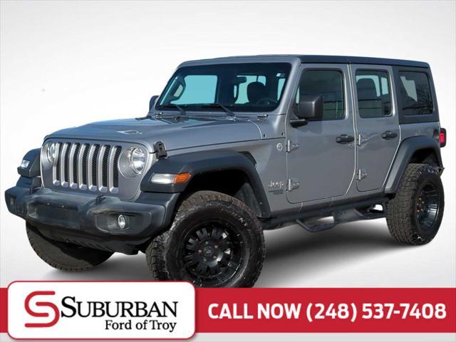 used 2018 Jeep Wrangler Unlimited car, priced at $18,995