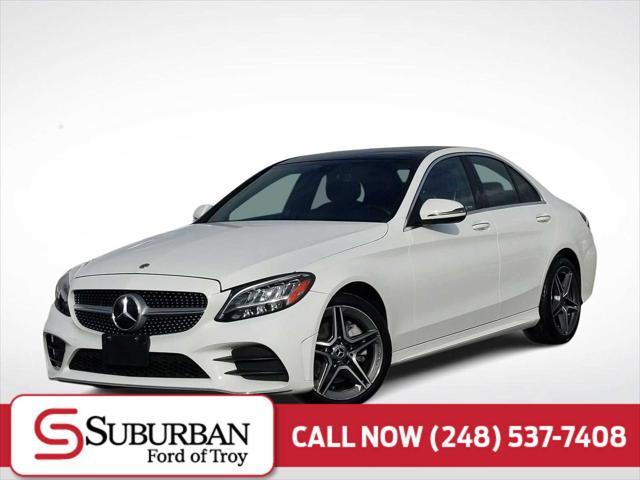 used 2021 Mercedes-Benz C-Class car, priced at $25,495