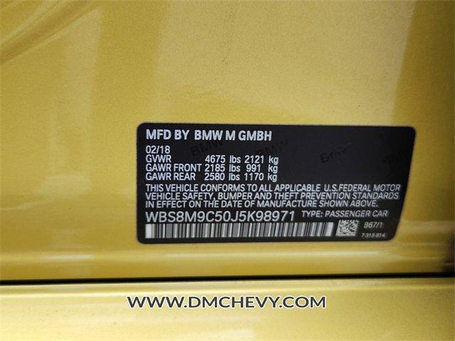 used 2018 BMW M3 car, priced at $40,000