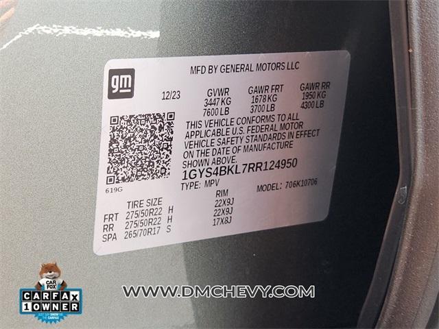 used 2024 Cadillac Escalade car, priced at $82,491