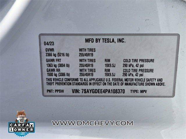 used 2023 Tesla Model Y car, priced at $26,291