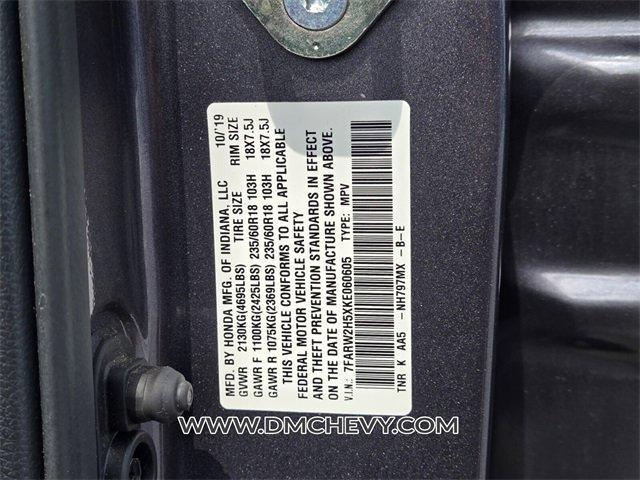 used 2019 Honda CR-V car, priced at $19,000