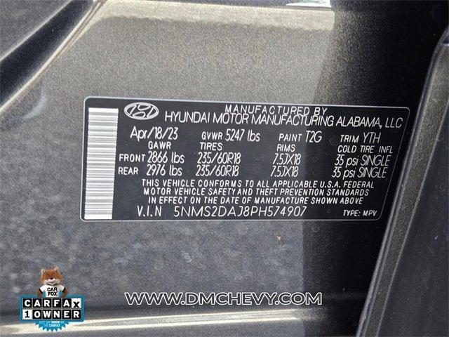 used 2023 Hyundai Santa Fe car, priced at $24,425