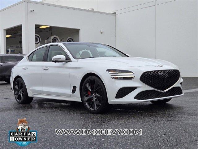 used 2022 Genesis G70 car, priced at $36,000
