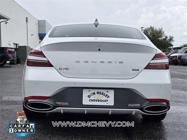 used 2022 Genesis G70 car, priced at $36,000
