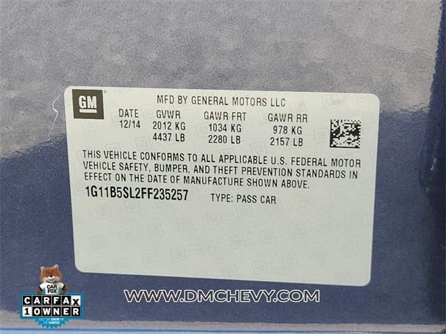 used 2015 Chevrolet Malibu car, priced at $8,000
