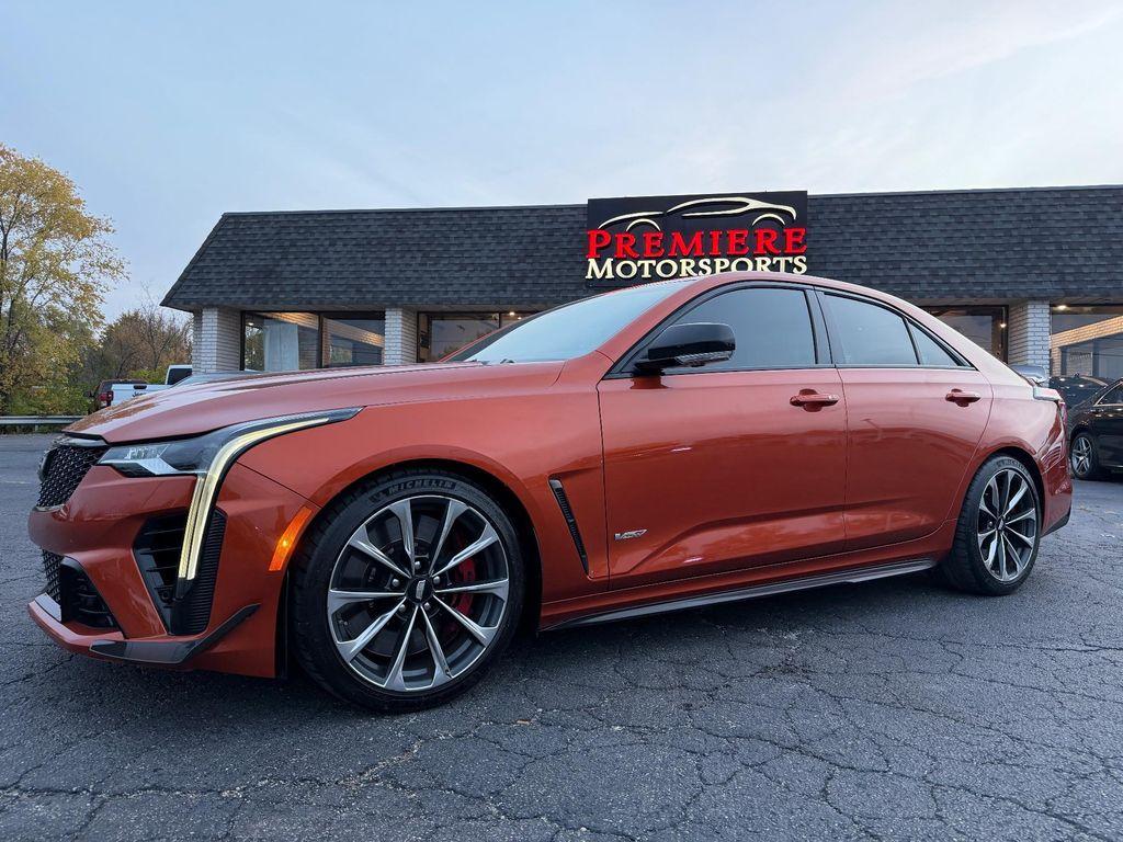 used 2022 Cadillac CT4-V car, priced at $61,987