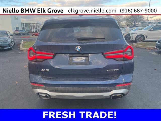 used 2024 BMW X3 car, priced at $46,996