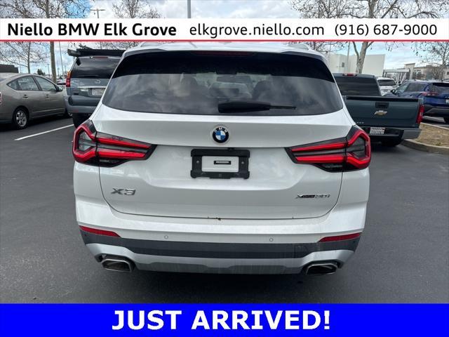 used 2022 BMW X3 car, priced at $37,234