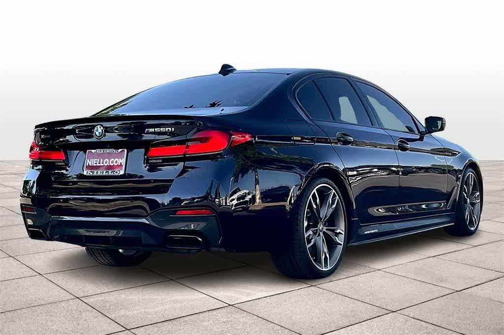 used 2021 BMW M550 car, priced at $55,713