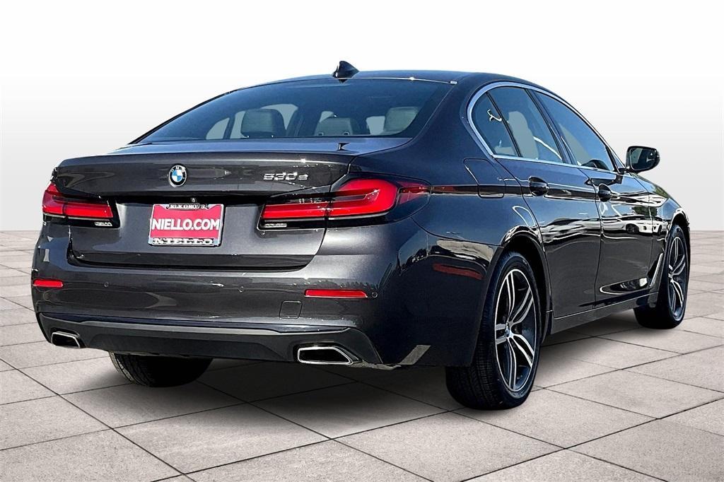 used 2021 BMW 530e car, priced at $34,994
