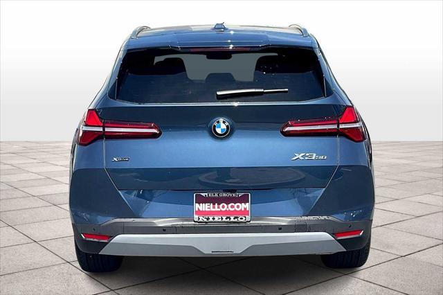 new 2025 BMW X3 car, priced at $56,060