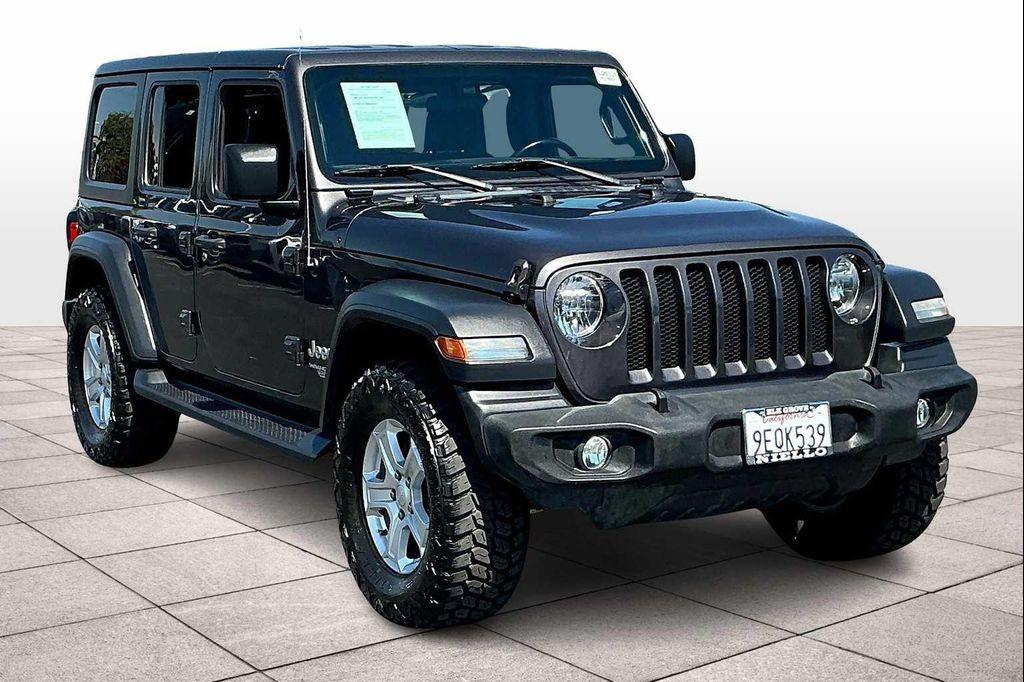 used 2020 Jeep Wrangler Unlimited car, priced at $26,727