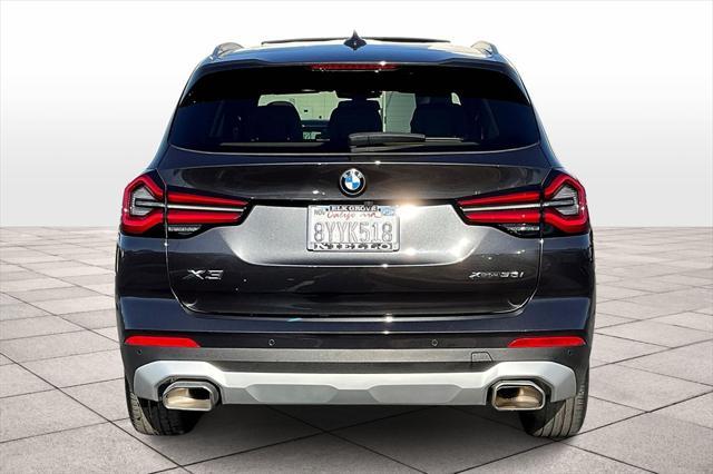 used 2022 BMW X3 car, priced at $34,749