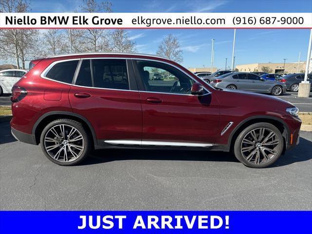 used 2022 BMW X3 car, priced at $34,994