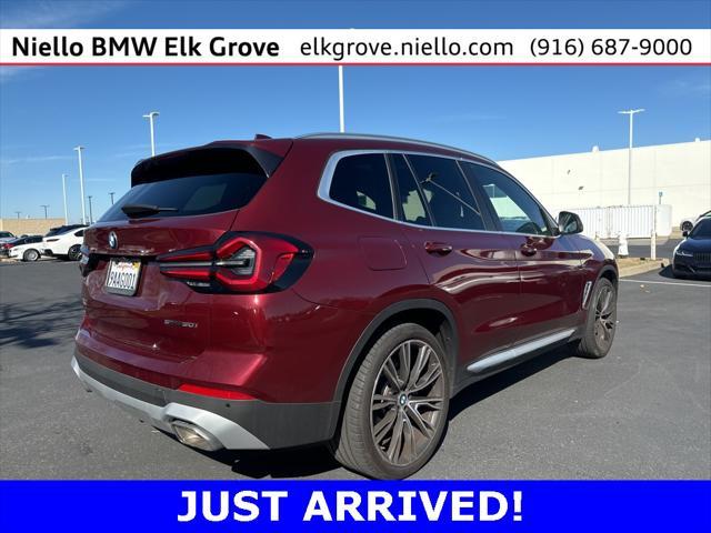 used 2022 BMW X3 car, priced at $34,994