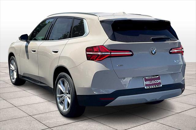 new 2025 BMW X3 car, priced at $55,660