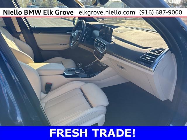 used 2022 BMW X3 car, priced at $35,995