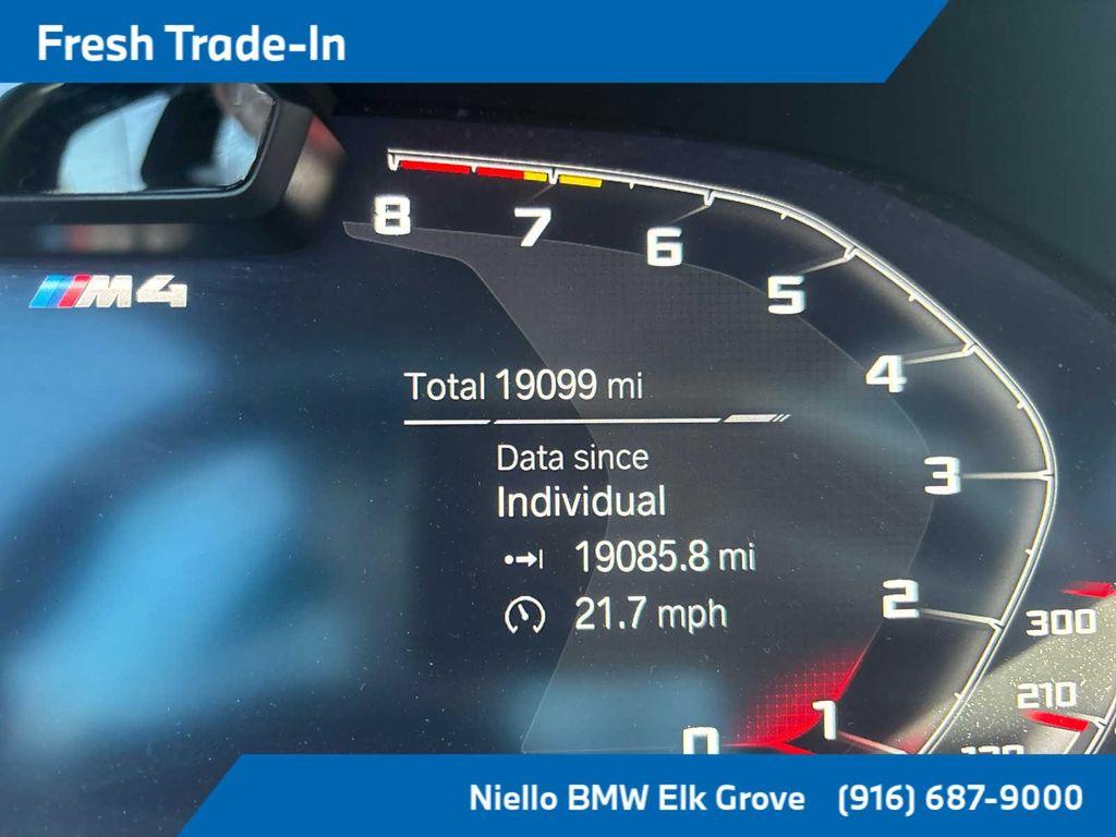 used 2023 BMW M4 car, priced at $75,596