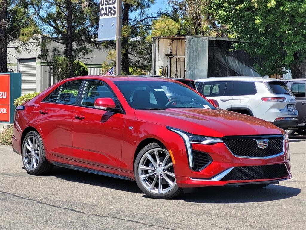 new 2025 Cadillac CT4 car, priced at $47,059