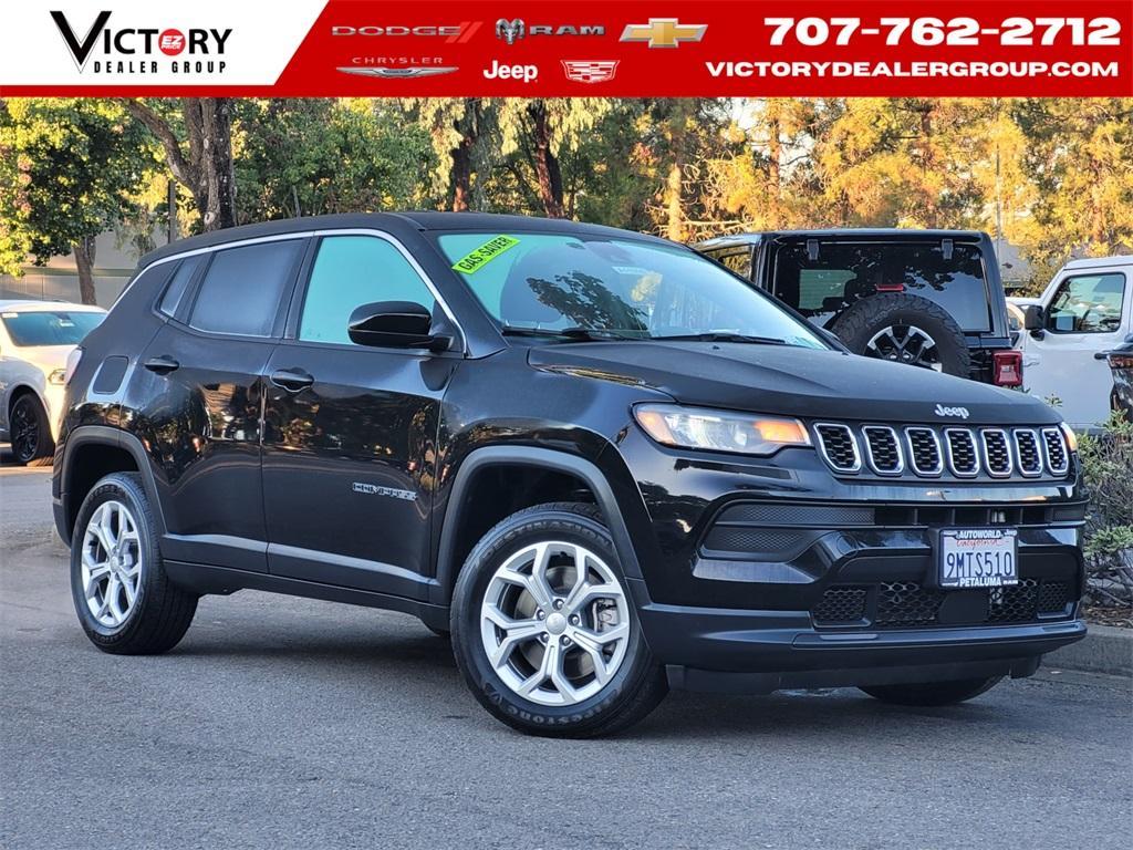 used 2024 Jeep Compass car, priced at $23,988