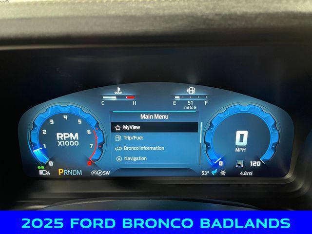new 2025 Ford Bronco car, priced at $55,750