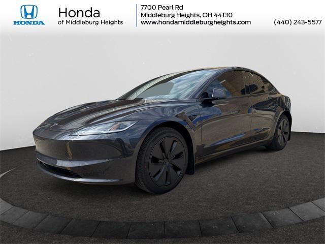 used 2025 Tesla Model 3 car, priced at $37,990