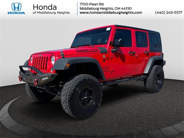 used 2016 Jeep Wrangler Unlimited car, priced at $16,990