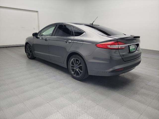 used 2018 Ford Fusion car, priced at $18,595