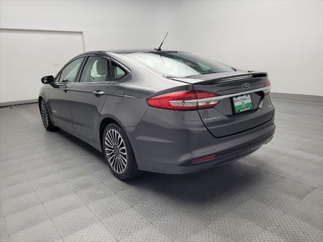 used 2018 Ford Fusion Hybrid car, priced at $19,295