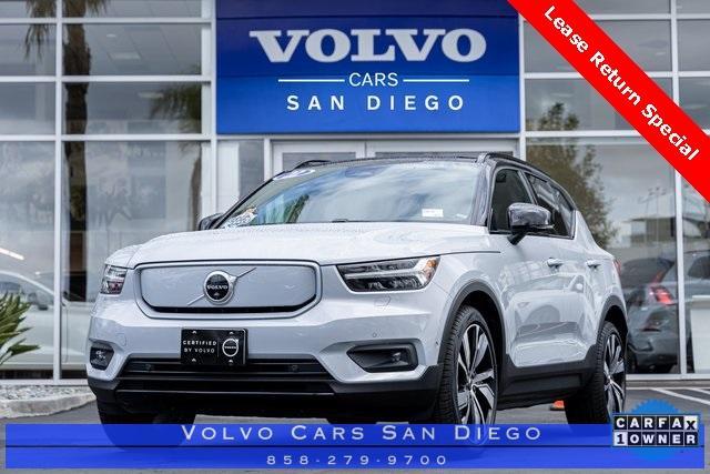 used 2022 Volvo XC40 Recharge Pure Electric car, priced at $31,994