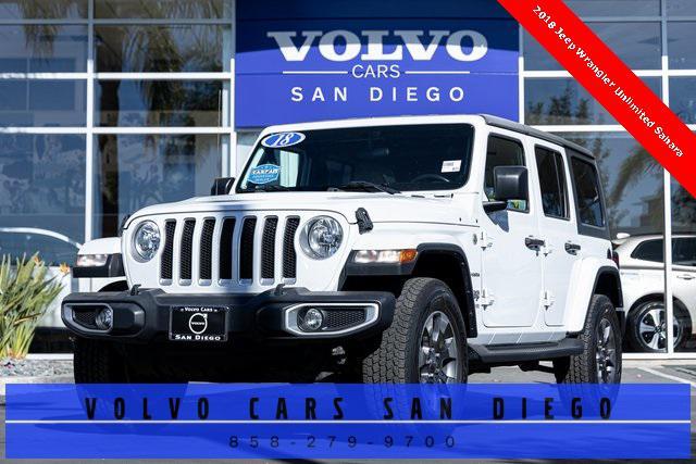 used 2018 Jeep Wrangler Unlimited car, priced at $23,792