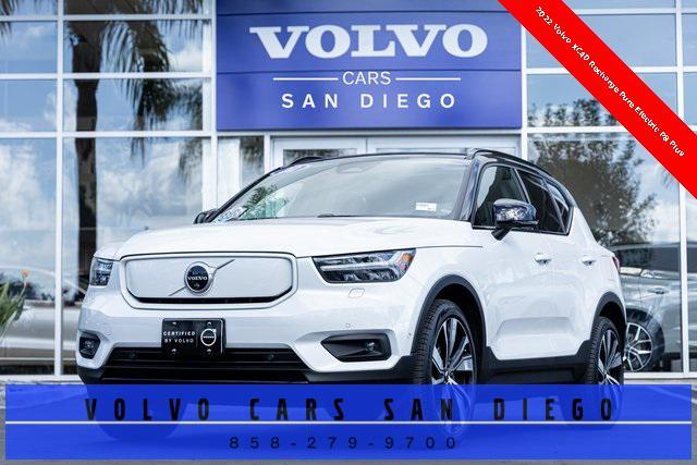 used 2022 Volvo XC40 Recharge Pure Electric car, priced at $30,991