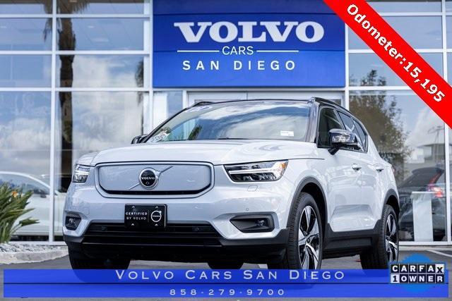 used 2021 Volvo XC40 Recharge Pure Electric car, priced at $31,994