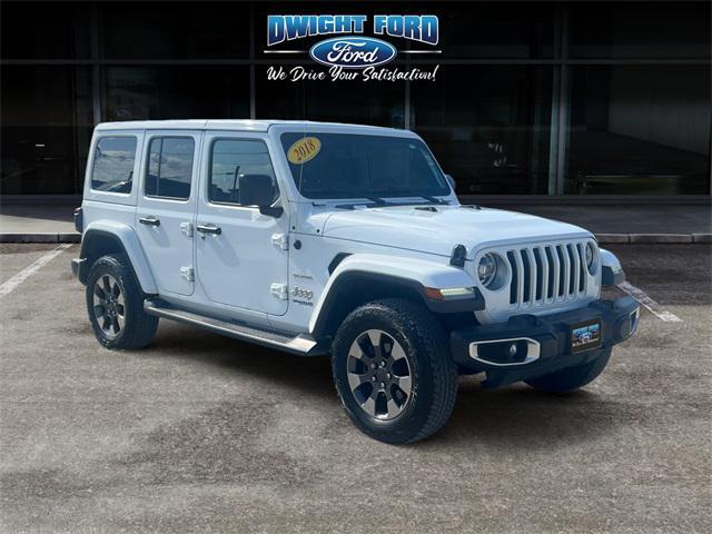 used 2018 Jeep Wrangler Unlimited car, priced at $30,445