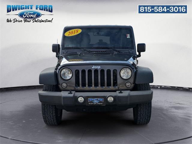 used 2018 Jeep Wrangler JK Unlimited car, priced at $17,057