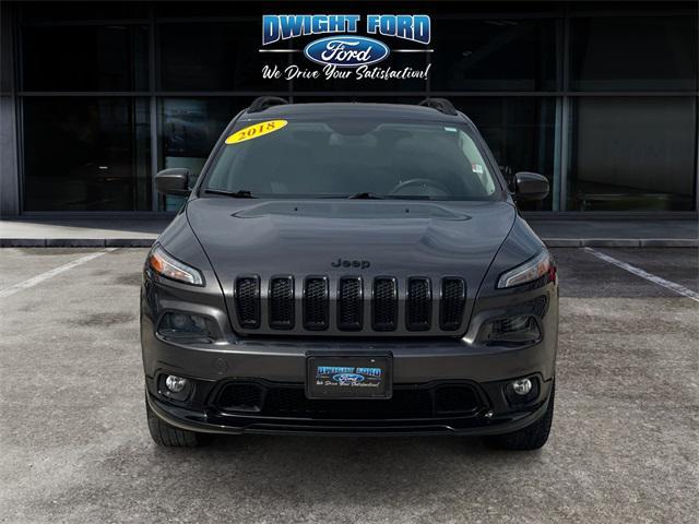 used 2018 Jeep Cherokee car, priced at $15,488