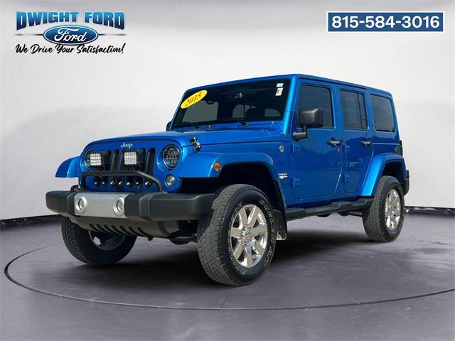 used 2015 Jeep Wrangler Unlimited car, priced at $24,571