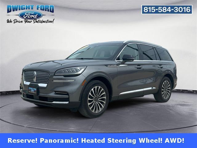 used 2022 Lincoln Aviator car, priced at $37,487