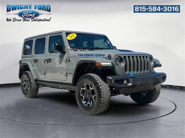 used 2021 Jeep Wrangler Unlimited 4xe car, priced at $30,488