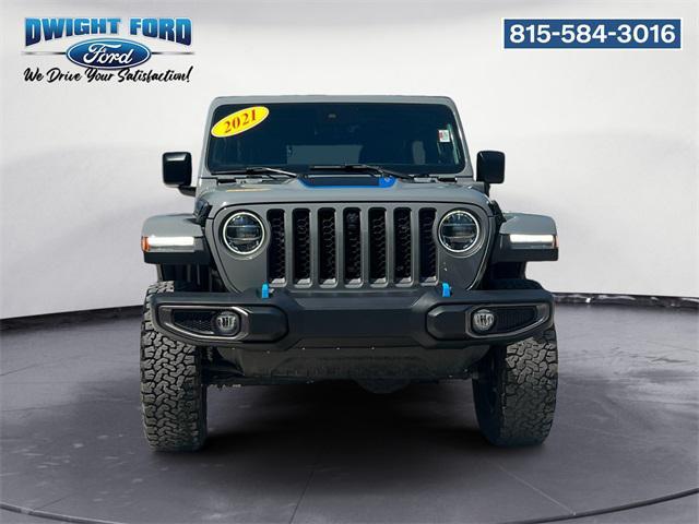 used 2021 Jeep Wrangler Unlimited 4xe car, priced at $30,488