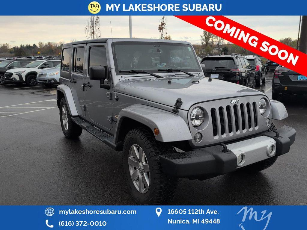 used 2015 Jeep Wrangler Unlimited car, priced at $18,480