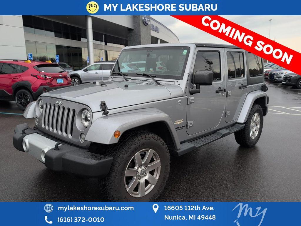 used 2015 Jeep Wrangler Unlimited car, priced at $18,480