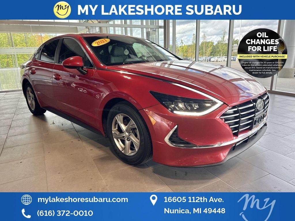 used 2021 Hyundai Sonata car, priced at $13,985