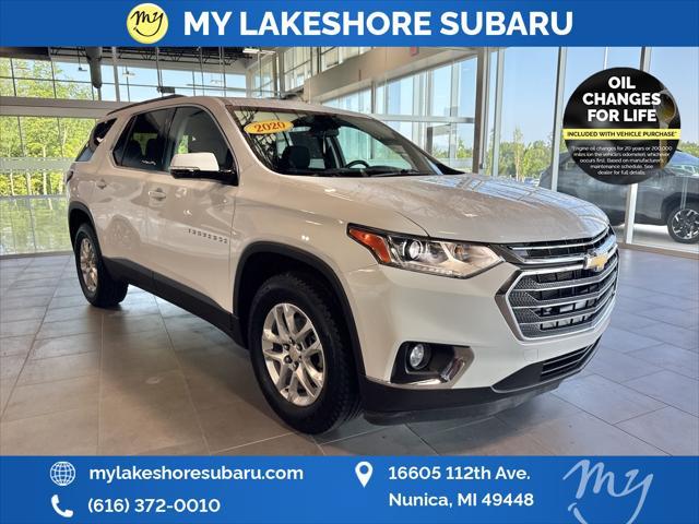 used 2020 Chevrolet Traverse car, priced at $22,481